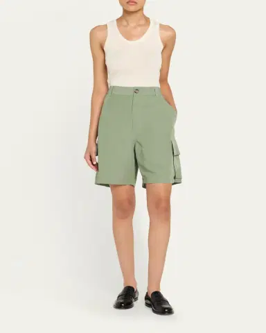 Loewe Men's High-Rise Cargo Shorts | Thumbnail 2 Loewe Men's High-Rise Cargo Shorts | Thumbnail 2