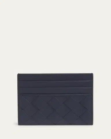Bottega Veneta Men's Intrecciato 15 Leather Card Holder | Thumbnail 3 Bottega Veneta Men's Intrecciato 15 Leather Card Holder | Thumbnail 3