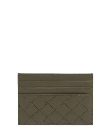 Bottega Veneta Men's Intrecciato 15 Leather Card Holder | Thumbnail 1 Bottega Veneta Men's Intrecciato 15 Leather Card Holder | Thumbnail 1