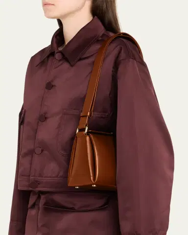Plan C Small Folded Shoulder Bag in Vitello Leather | Thumbnail 2 Plan C Small Folded Shoulder Bag in Vitello Leather | Thumbnail 2