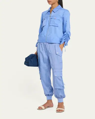 Cinq à Sept Dale Patch-Pocket Twill Jacket | Thumbnail 2 Cinq à Sept Dale Patch-Pocket Twill Jacket | Thumbnail 2
