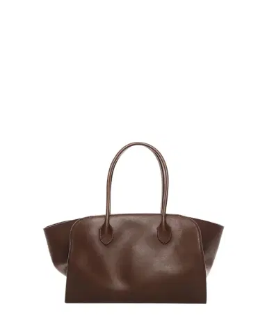 THE ROW Marlo 12 Tote Bag in Saddle Leather | Thumbnail 1 THE ROW Marlo 12 Tote Bag in Saddle Leather | Thumbnail 1