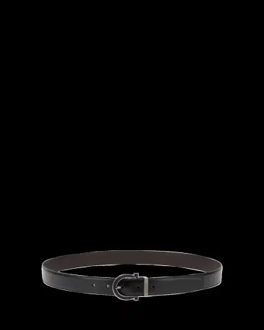 Ferragamo Men's Reversible Gancio-Buckle Leather Belt | Thumbnail 2 Ferragamo Men's Reversible Gancio-Buckle Leather Belt | Thumbnail 2