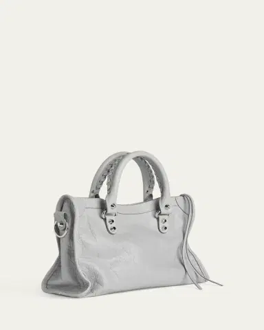 Balenciaga Le City Small Arena Leather Crossbody Bag | Thumbnail 3 Balenciaga Le City Small Arena Leather Crossbody Bag | Thumbnail 3