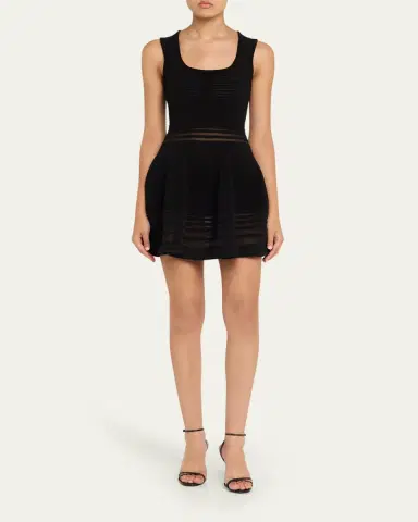 SIMKHAI Lottie Stripe Illusion Mini Dress | Thumbnail 2 SIMKHAI Lottie Stripe Illusion Mini Dress | Thumbnail 2