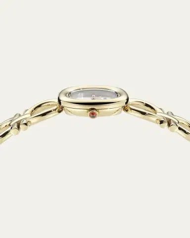 Ferragamo 25mm Double Gancini BraceleDouble Gancini 25MM IP Yellow Gold Diamond Watch | Thumbnail 2 Ferragamo 25mm Double Gancini BraceleDouble Gancini 25MM IP Yellow Gold Diamond Watch | Thumbnail 2