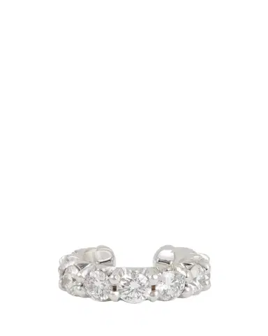 Jamie Wolf 18K White Gold Diamond Ear Cuff, Single | Thumbnail 1 Jamie Wolf 18K White Gold Diamond Ear Cuff, Single | Thumbnail 1