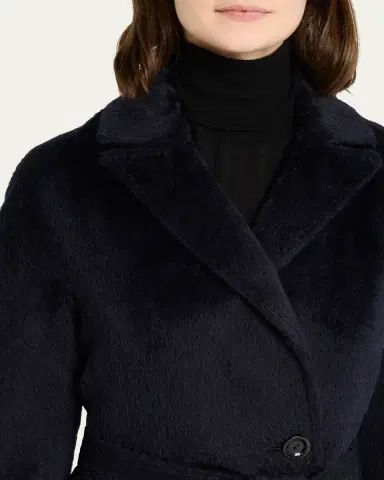Cinzia Rocca Pressed Alpaca Wool Blend Wrap Coat | Thumbnail 5 Cinzia Rocca Pressed Alpaca Wool Blend Wrap Coat | Thumbnail 5