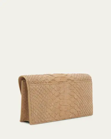 Akris Anouk Snakeskin Suede Envelope Clutch Bag | Thumbnail 3 Akris Anouk Snakeskin Suede Envelope Clutch Bag | Thumbnail 3