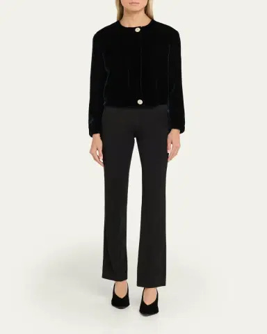Giorgio Armani Short Velvet Jacket | Thumbnail 2 Giorgio Armani Short Velvet Jacket | Thumbnail 2
