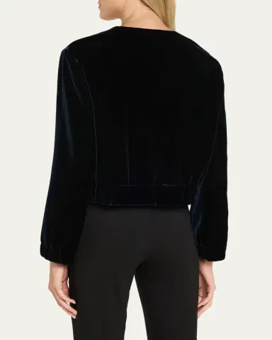 Giorgio Armani Short Velvet Jacket | Thumbnail 3 Giorgio Armani Short Velvet Jacket | Thumbnail 3