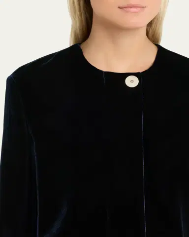 Giorgio Armani Short Velvet Jacket | Thumbnail 5 Giorgio Armani Short Velvet Jacket | Thumbnail 5