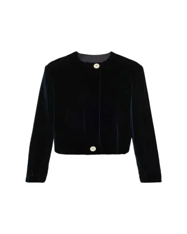 Giorgio Armani Short Velvet Jacket | Thumbnail 1 Giorgio Armani Short Velvet Jacket | Thumbnail 1