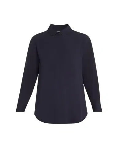 Giorgio Armani Silk Long-Sleeve Button-Down Shirt | Thumbnail 1 Giorgio Armani Silk Long-Sleeve Button-Down Shirt | Thumbnail 1