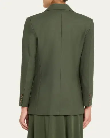 Victoria Beckham Patch Pocket Single-Breasted Jacket | Thumbnail 3 Victoria Beckham Patch Pocket Single-Breasted Jacket | Thumbnail 3