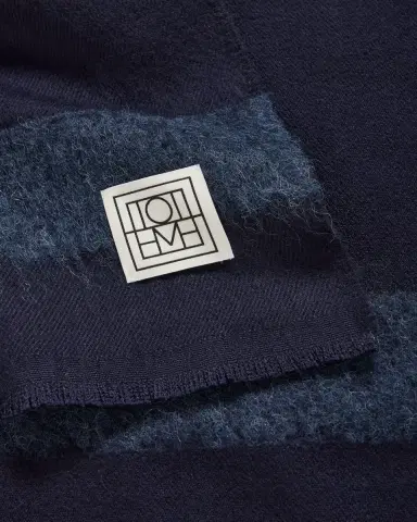 Toteme Monogram Twill Scarf | Thumbnail 4 Toteme Monogram Twill Scarf | Thumbnail 4
