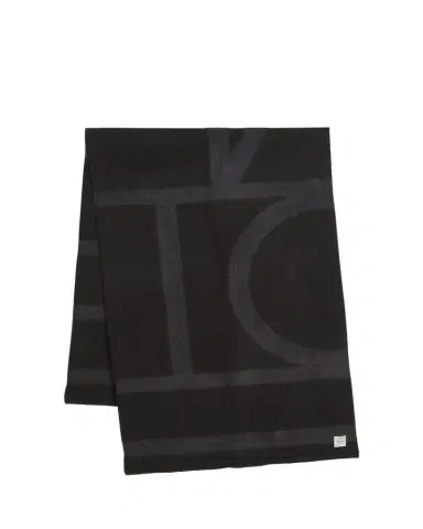 Toteme Monogram Twill Scarf | Thumbnail 1 Toteme Monogram Twill Scarf | Thumbnail 1