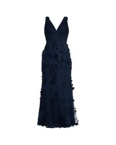 Aidan Mattox Embroidered Floral Applique Gown | Thumbnail 1 Aidan Mattox Embroidered Floral Applique Gown | Thumbnail 1