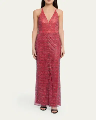 Giorgio Armani Backless Rhinestone Maxi Dress | Thumbnail 2 Giorgio Armani Backless Rhinestone Maxi Dress | Thumbnail 2