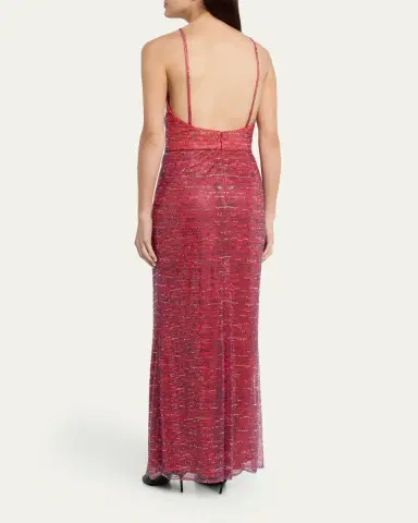 Giorgio Armani Backless Rhinestone Maxi Dress | Thumbnail 3 Giorgio Armani Backless Rhinestone Maxi Dress | Thumbnail 3