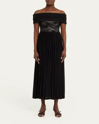 Zimmermann Rebellion Lace Off-Shoulder Dress | Thumbnail 2 Zimmermann Rebellion Lace Off-Shoulder Dress | Thumbnail 2
