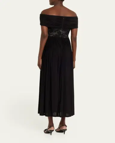 Zimmermann Rebellion Lace Off-Shoulder Dress | Thumbnail 3 Zimmermann Rebellion Lace Off-Shoulder Dress | Thumbnail 3