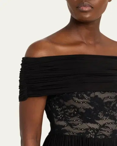 Zimmermann Rebellion Lace Off-Shoulder Dress | Thumbnail 5 Zimmermann Rebellion Lace Off-Shoulder Dress | Thumbnail 5