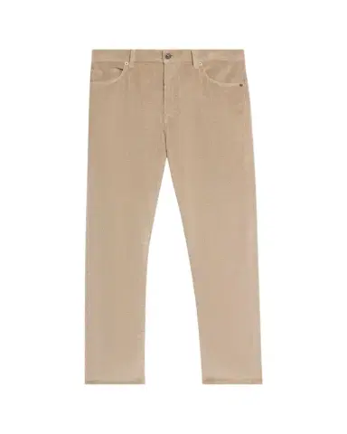 Zegna Men's Dark Gray Corduroy Straight-Leg Jeans | Thumbnail 1 Zegna Men's Dark Gray Corduroy Straight-Leg Jeans | Thumbnail 1