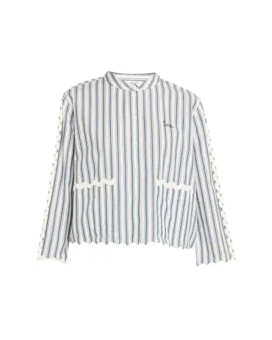 Sea Richa tripe Long-Sleeve Cotton Top | Thumbnail 1 Sea Richa tripe Long-Sleeve Cotton Top | Thumbnail 1