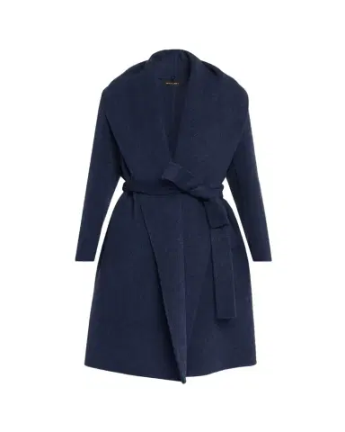 Kobi Halperin Yael Shawl-Collar Wrap Coat | Thumbnail 1 Kobi Halperin Yael Shawl-Collar Wrap Coat | Thumbnail 1