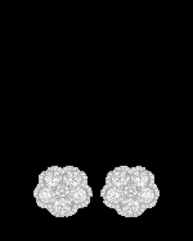 Paul Morelli 18K White Gold Diamond Wild Child Stud Earrings | Thumbnail 2 Paul Morelli 18K White Gold Diamond Wild Child Stud Earrings | Thumbnail 2