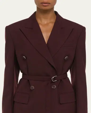 Helmut Lang Belted Double-Breasted Blazer | Thumbnail 5 Helmut Lang Belted Double-Breasted Blazer | Thumbnail 5