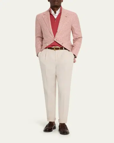 Brunello Cucinelli Men's Cashmere Turtleneck Sweater | Thumbnail 6 Brunello Cucinelli Men's Cashmere Turtleneck Sweater | Thumbnail 6