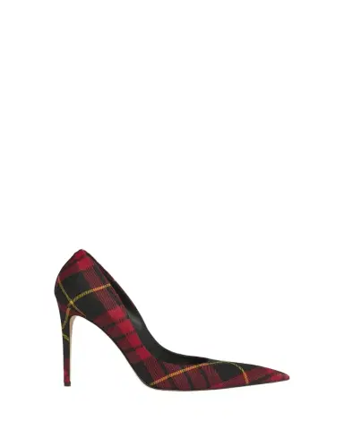 Alexander McQueen 105mm Tartan Plaid Pointed-Toe Pumps | Thumbnail 1 Alexander McQueen 105mm Tartan Plaid Pointed-Toe Pumps | Thumbnail 1