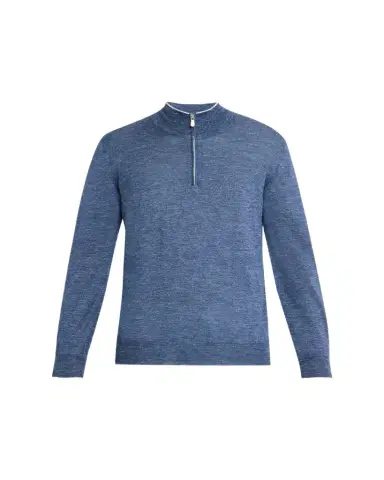 Brunello Cucinelli Men's Cashmere Knit Quarter-Zip Sweater | Thumbnail 1 Brunello Cucinelli Men's Cashmere Knit Quarter-Zip Sweater | Thumbnail 1