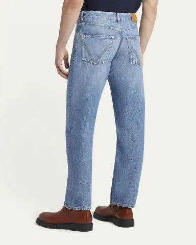 Bottega Veneta Men's Eco Wash Slim-Straight Jeans | Thumbnail 3 Bottega Veneta Men's Eco Wash Slim-Straight Jeans | Thumbnail 3