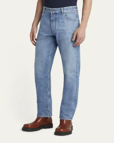 Bottega Veneta Men's Eco Wash Slim-Straight Jeans | Thumbnail 4 Bottega Veneta Men's Eco Wash Slim-Straight Jeans | Thumbnail 4