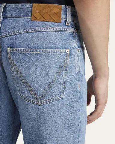 Bottega Veneta Men's Eco Wash Slim-Straight Jeans | Thumbnail 5 Bottega Veneta Men's Eco Wash Slim-Straight Jeans | Thumbnail 5
