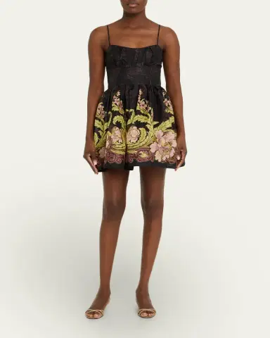 Cara Cara Alba Floral Fit-And-Flare Mini Dress | Thumbnail 2 Cara Cara Alba Floral Fit-And-Flare Mini Dress | Thumbnail 2