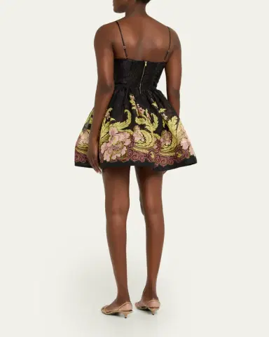 Cara Cara Alba Floral Fit-And-Flare Mini Dress | Thumbnail 3 Cara Cara Alba Floral Fit-And-Flare Mini Dress | Thumbnail 3