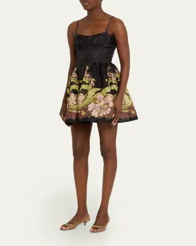 Cara Cara Alba Floral Fit-And-Flare Mini Dress | Thumbnail 4 Cara Cara Alba Floral Fit-And-Flare Mini Dress | Thumbnail 4