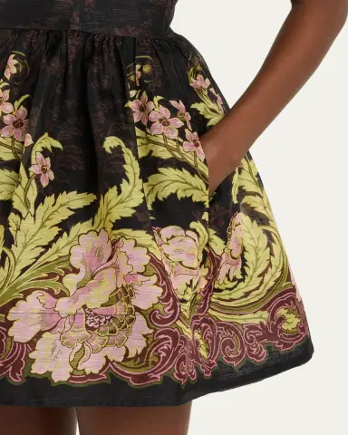 Cara Cara Alba Floral Fit-And-Flare Mini Dress | Thumbnail 5 Cara Cara Alba Floral Fit-And-Flare Mini Dress | Thumbnail 5
