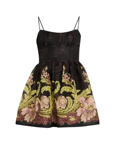 Cara Cara Alba Floral Fit-And-Flare Mini Dress | Thumbnail 1 Cara Cara Alba Floral Fit-And-Flare Mini Dress | Thumbnail 1