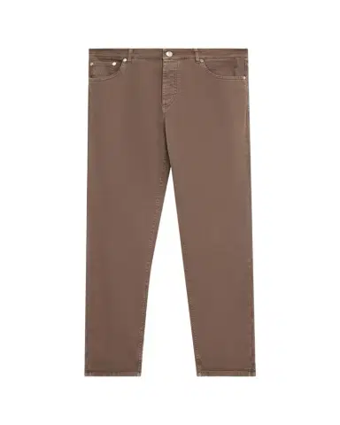 Brunello Cucinelli Men's Garment-Dyed Cotton Five-Pocket Pants | Thumbnail 1 Brunello Cucinelli Men's Garment-Dyed Cotton Five-Pocket Pants | Thumbnail 1