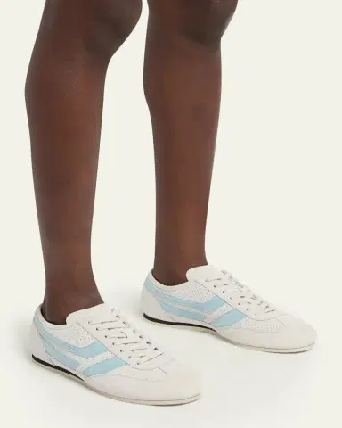 Tom Ford Men's Brook Suede Low-Top Sneakers | Thumbnail 2 Tom Ford Men's Brook Suede Low-Top Sneakers | Thumbnail 2