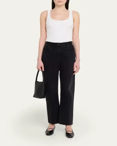 MANSUR GAVRIEL Mini Everyday Cabas Leather Top-Handle Bag | Thumbnail 5 MANSUR GAVRIEL Mini Everyday Cabas Leather Top-Handle Bag | Thumbnail 5