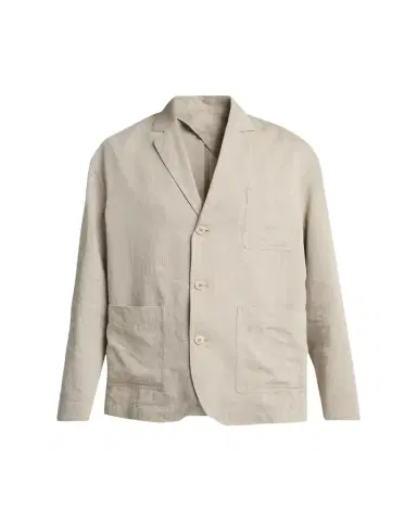 Jacquemus Men's Herringbone Linen-Blend Blazer | Thumbnail 1 Jacquemus Men's Herringbone Linen-Blend Blazer | Thumbnail 1