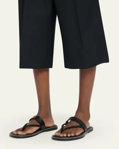 Dries Van Noten Men's Thong Leather Sandals | Thumbnail 2 Dries Van Noten Men's Thong Leather Sandals | Thumbnail 2
