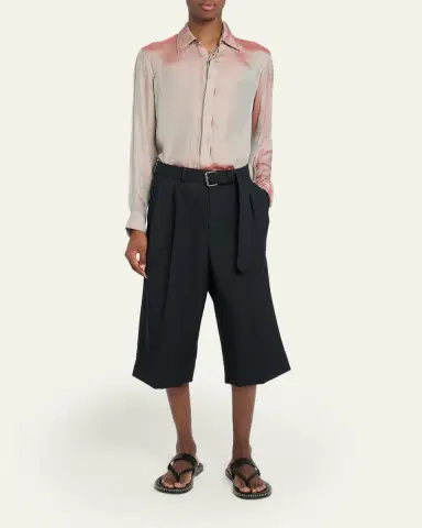Dries Van Noten Men's Thong Leather Sandals | Thumbnail 3 Dries Van Noten Men's Thong Leather Sandals | Thumbnail 3