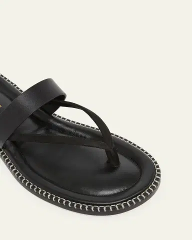 Dries Van Noten Men's Thong Leather Sandals | Thumbnail 5 Dries Van Noten Men's Thong Leather Sandals | Thumbnail 5